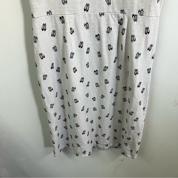 Boden Phoebe Novelty Shoe Print Dress Long Length - Picture 11 of 14